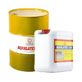 AQUALATEX C10 – ACRYLIC EMULSION BONDING AGENT Used for  bonding agent, cement-based coatings, toppings, patches, leveling compound, stucco, terrazzo, and mortar, cementitious surfaces, highway, fly-over,buildings and concrete constructions on the sea.