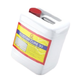 COSTAR CURE 30 – WATER-BASED CONCRETE CURING AGENT improves the compressive strength of concrete significantly, resistance to cracking and surface crazing. Improves resistance to abrasion and the corrosive actions of salts & chemicals.